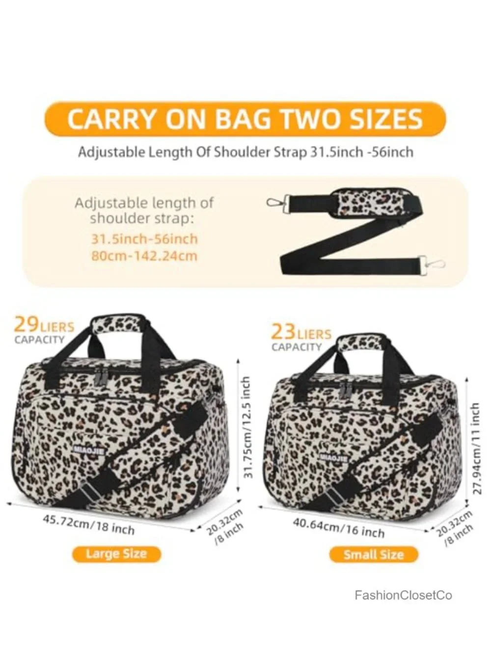 Lightweight Softside Carry On Travel Duffle Bag 23L Oxford Cloth Waterproof